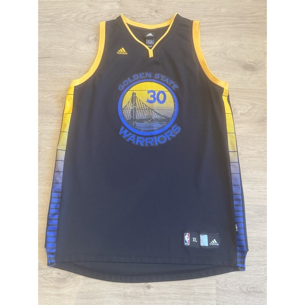 Adidas Golden State Warriors Stephen Curry #30 jersey Black XL